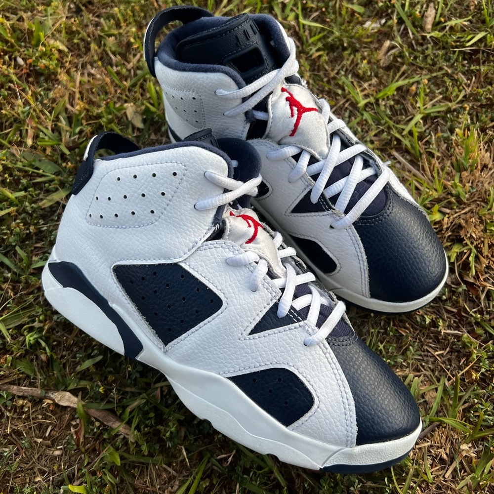 CLEAN Air Jordan 6 VI size 2.5 Kids Olympic 2024 Retro shoes